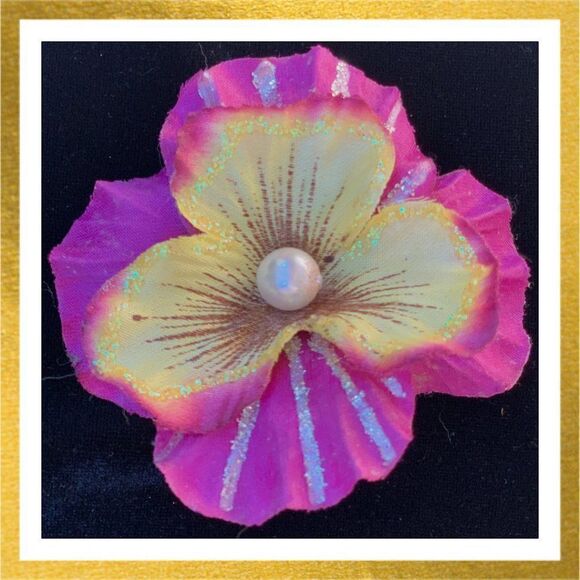 3/$20 Handmade FLOWER Floral HAIR CLIP Barrette - Picture 1 of 2